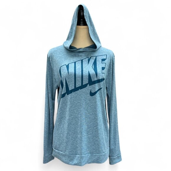Nike Other - Nike Blue/Teal Hooded Dri‑Fit Pullover | Youth XL